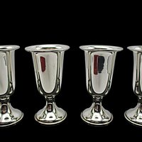 Towle Sterling Silver Cordials, Complete Set of 6, Original Box, Polished, Excellent Condition, Silver Anniversary or Wedding Gift