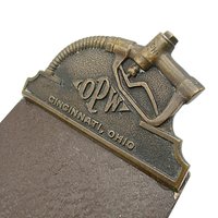 OPW Clipboard, Cincinnati Ohio, Gas Pump Handle, Order Ticket Holder, Mid Century, Oil and Gas, Industrial or Petroliana Collectors