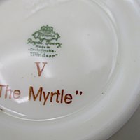Bohemia Royal Ivory, The Myrtle, Windsor, Creme Soup Bowl and Saucer, Double Handled, Florals with Gold Trims, Made in Czechoslovakia