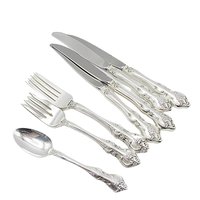 International Silver Orleans Replacement Pieces, Silver Plate, Salad Forks, Dinner Forks, Teaspoons, Dinner Knives, Multiple Sets Avail