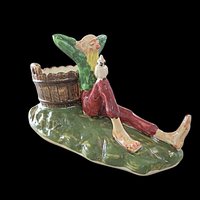 Hillbilly Planter, Imperial Porcelain, Zanesville Ohio, Small Indoor Planter, Farmhouse Decor, 1940s