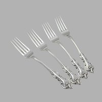 International Silver Orleans Replacement Pieces, Silver Plate, Salad Forks, Dinner Forks, Teaspoons, Dinner Knives, Multiple Sets Avail