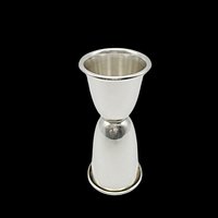 Sterling Silver Double Jigger, Alvin Sterling Silver, Barware, Bar Tools, Wonderful Condition, Wedding Gift