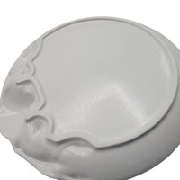 Seafood Plates, Set of 6, Beach or Tropical Decor, White, Deep Relief, Japan