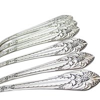 Rogers Marquise Replacement Pieces, Silver Plate, Silverware, Multiple Avail, Great Condition, Soup Spoons, Teaspoons, Forks, Knives, 1930s