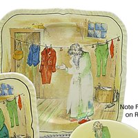 Charles Dickens Character Dish Set Fagin, 4pc Set, Luncheon and Dessert Plate, Cup and Saucer, by Alfred Meakin