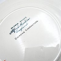 Charles Dickens Character Dish Set Tony Weller, 4pc Set, Luncheon and Dessert Plate, Cup and Saucer, by Alfred Meakin