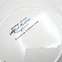 Charles Dickens Character Dish Set, Oliver Twist, 4pc Set, Luncheon and Dessert Plate, Cup and Saucer, by Alfred Meakin