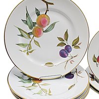 Royal Worcester Evesham Gold Plates, Your Choice, Dinner or Salad Plates, Gold Rims, Beautiful Condition