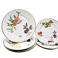 Royal Worcester Evesham Gold Plates, Your Choice, Dinner or Salad Plates, Gold Rims, Beautiful Condition