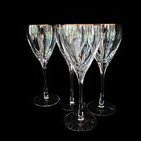Lenox Firelight Gold Set of 4, Wine Glasses, Replacement Stemware, Excellent Condition, Wedding Gift