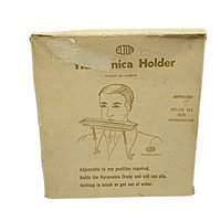 Vintage Harmonica Holder, Original Box, by Elton, Great Condition, Gift for Harmonica Player