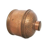 Hammered Copper Humidor Tobacco Jar, Snug Lid, Gift for Pipe Smoker, Tobacco Stash Box