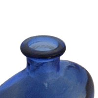 Perfume Bottle with Glass Dauber, Cobalt Blue, Vanity Dresser Decor