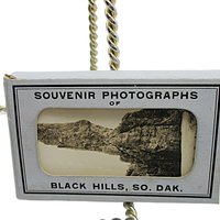 Miniature Photograph Packets for Mailing, Souvenir Travel Mini Photos, New Hamphire, Parliament, Carlsbad Caverns, Black Hills SD, 1930s