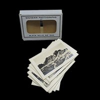 Miniature Photograph Packets for Mailing, Souvenir Travel Mini Photos, New Hamphire, Parliament, Carlsbad Caverns, Black Hills SD, 1930s