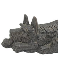 Cast Iron Door Stop, Scottish Terrier, Scottie Doorstop, Black, Gift for Scottie Lover, 11 Inches Long