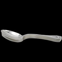 King James Silver Plate 4 Tablespoons, Oneida, Silverware Flatware Replacement Pieces, Excellent Condition
