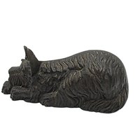 Cast Iron Door Stop, Scottish Terrier, Scottie Doorstop, Black, Gift for Scottie Lover, 11 Inches Long