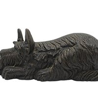 Cast Iron Door Stop, Scottish Terrier, Scottie Doorstop, Black, Gift for Scottie Lover, 11 Inches Long