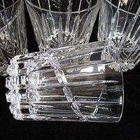 Double Old Fashioneds, Mikasa Uptown, Set of 4, Original Box, Whiskey Bourbon Glasses, Crystal Barware, Excellent Condition, Wedding Gift