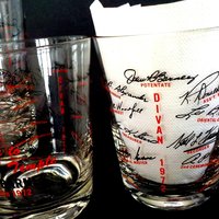 Freemason Masonic Barware, Set 4 Highballs, Lowballs, Shriners Masonic Potentate Glasses 1972, Murat Oasis, Murat Temple, Make Offer