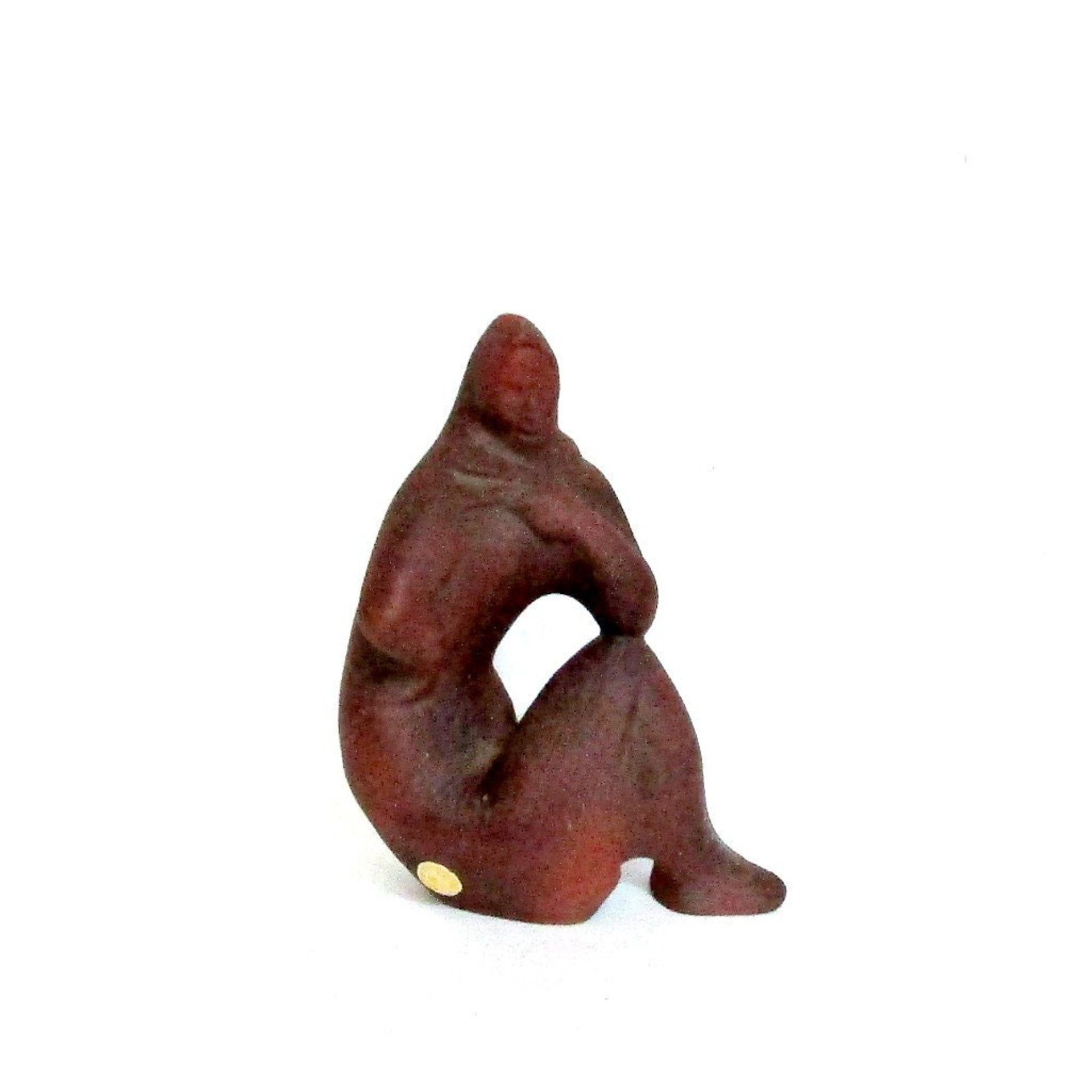 Jihokera Pottery, Woman in Cloak, Tagged and Marked 188, Czechoslovakia, Vintage Gifts, Make Offer