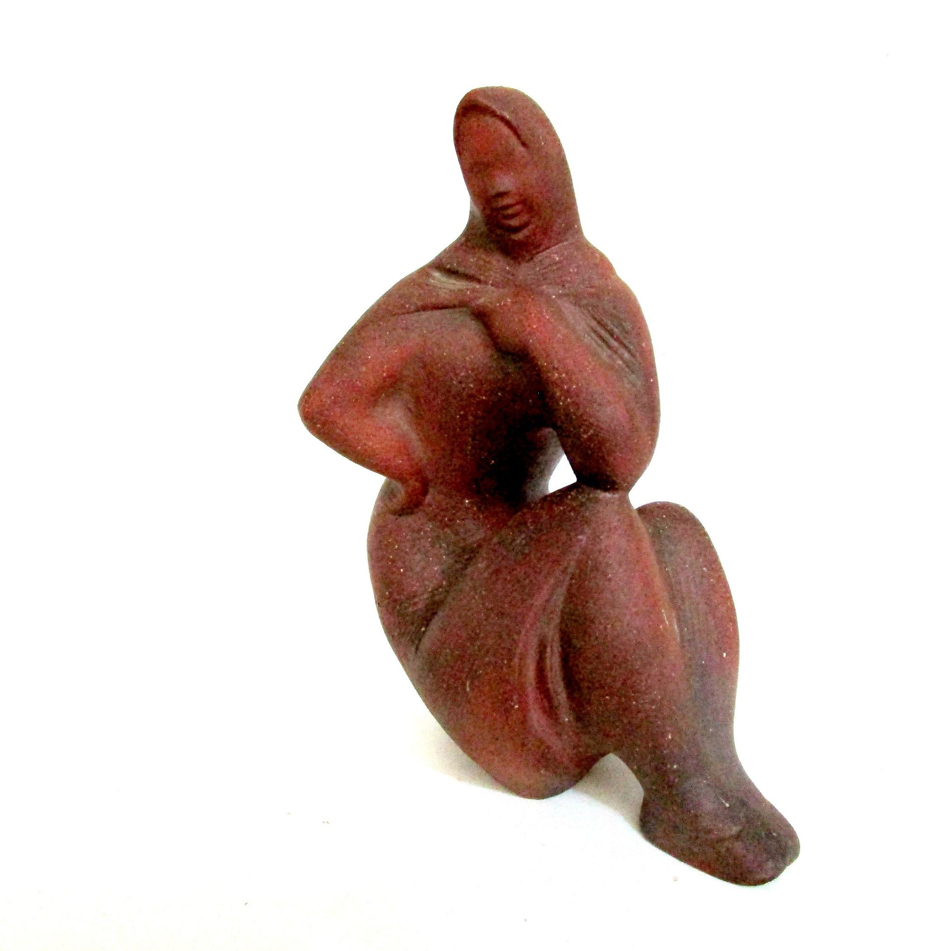 Jihokera Pottery, Woman in Cloak, Tagged and Marked 188, Czechoslovakia, Vintage Gifts, Make Offer