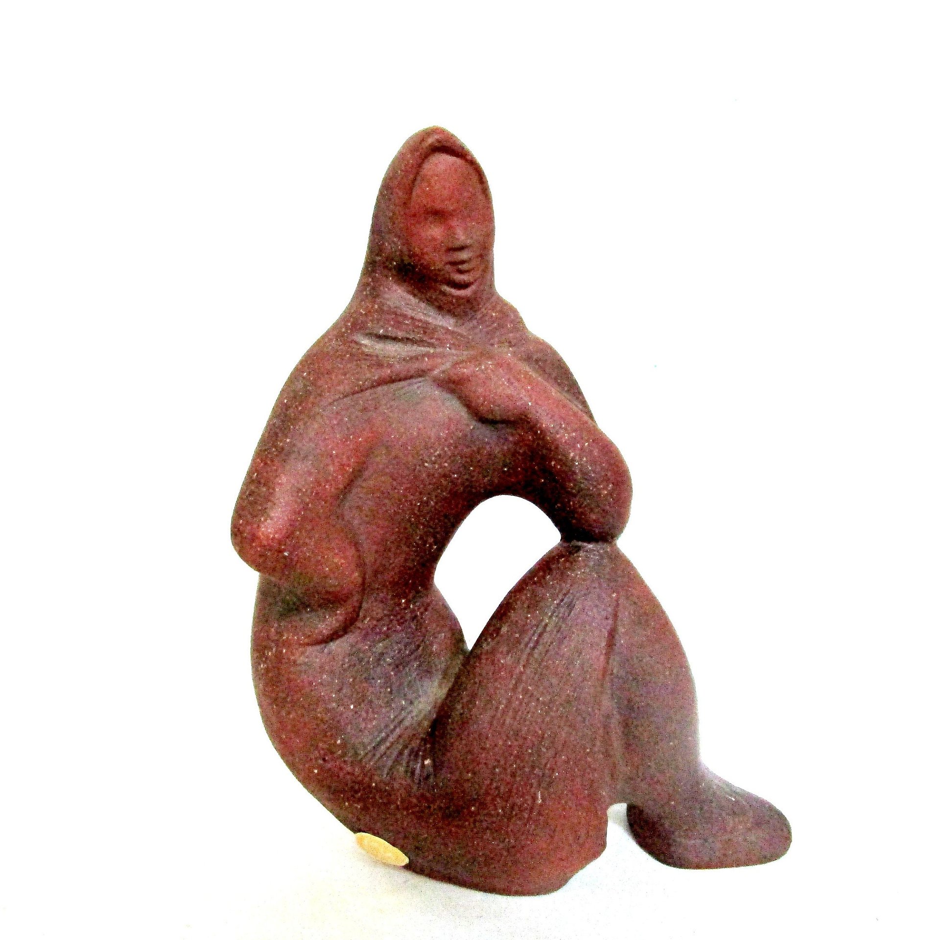 Jihokera Pottery, Woman in Cloak, Tagged and Marked 188, Czechoslovakia, Vintage Gifts, Make Offer