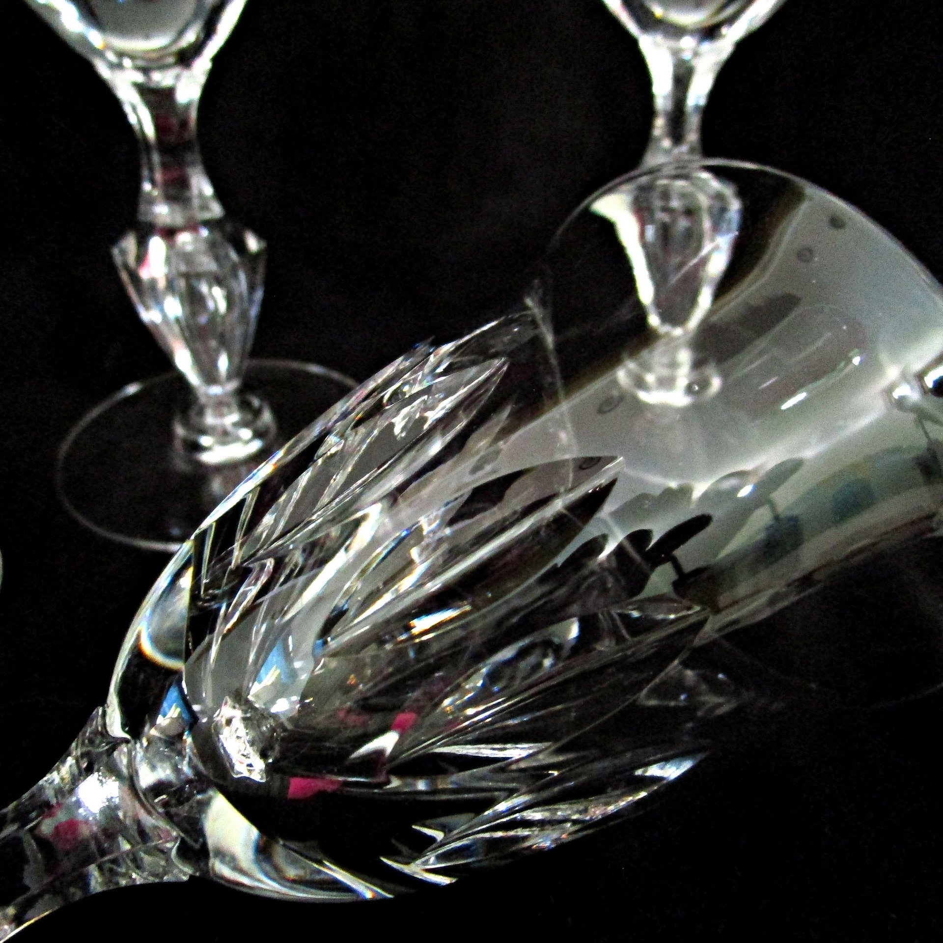 Set of 6 Tiffin Ashland Wine Glasses, Tiffin Franciscan Ashland Pattern, 1960s, Wedding Gift, Vintage Gifts