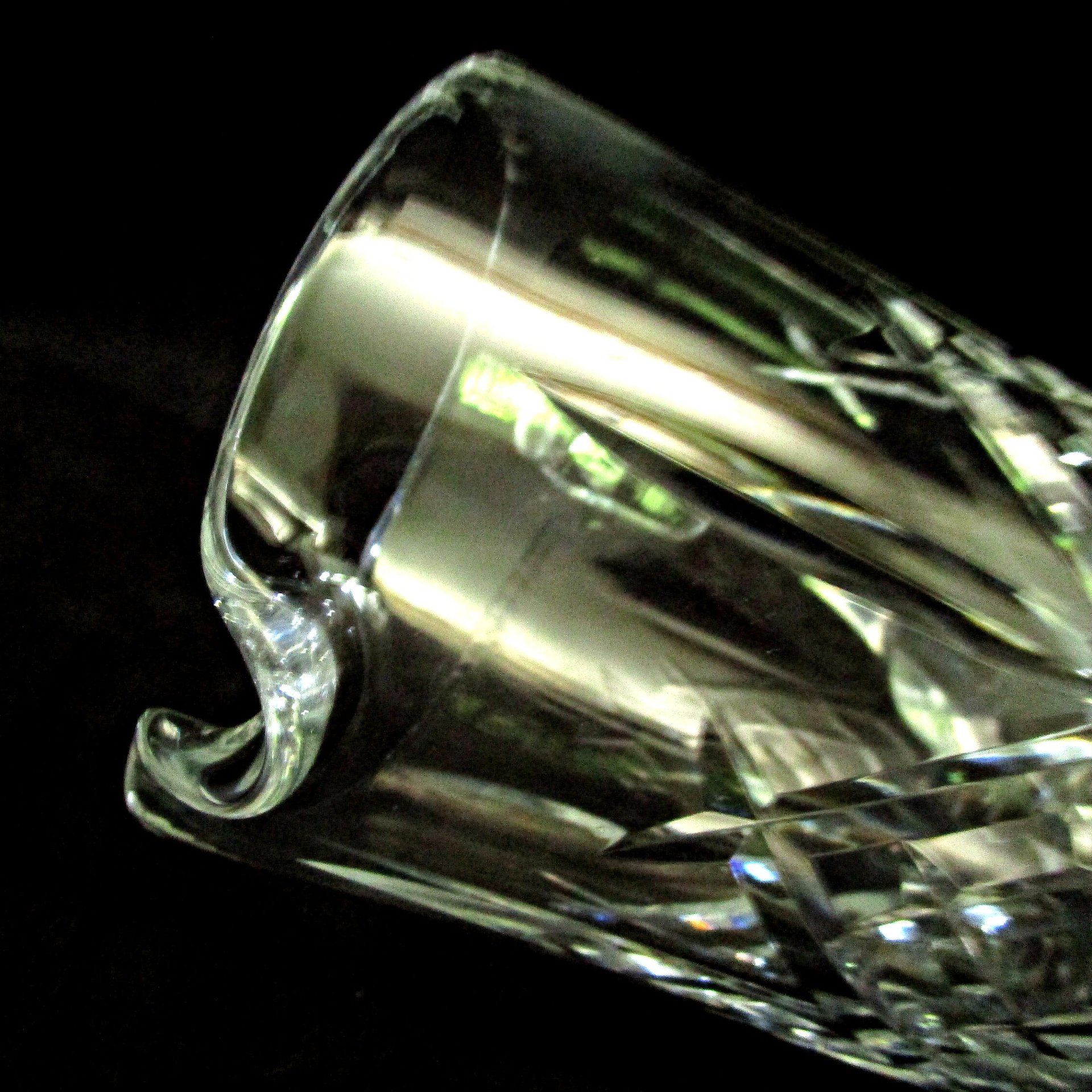 Cut Crystal Water Pitcher, Webb Corbett, Royal Doulton, Heavy Lead Crystal, Formal Dining, Elegant Wedding Gift, Make Offer