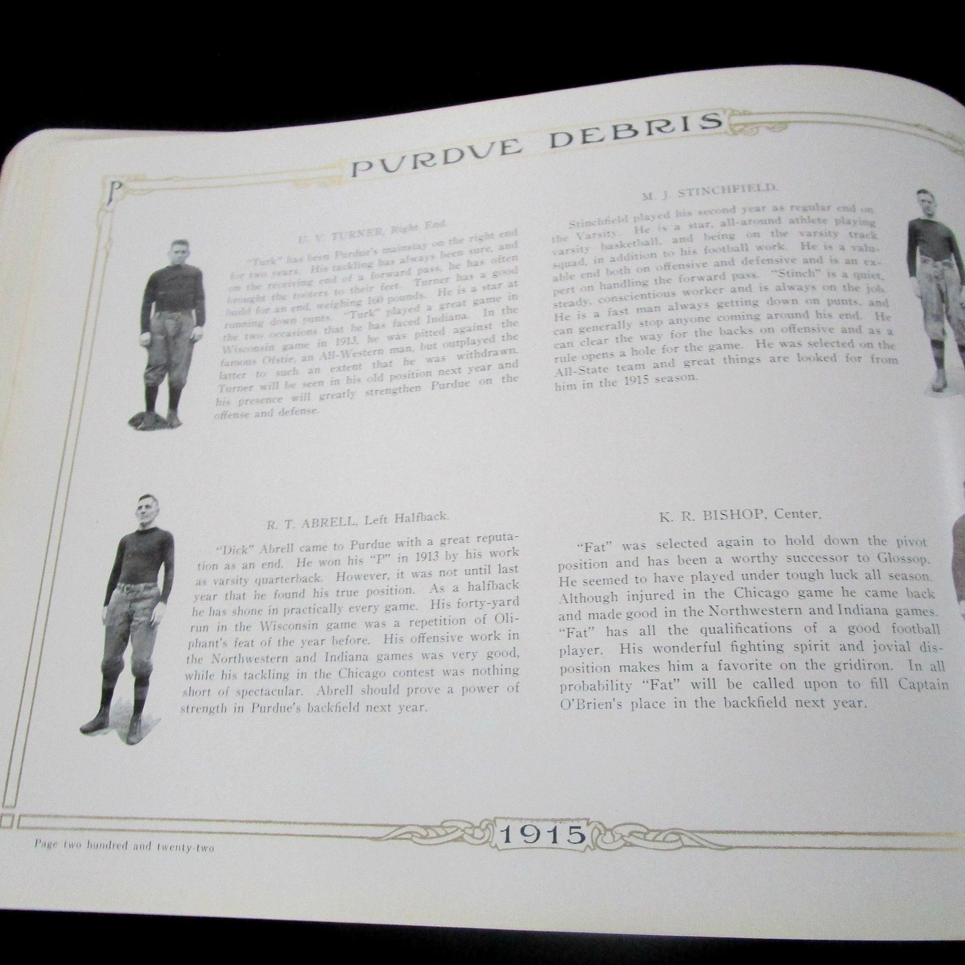 Purdue University Yearbook, Debris 1915, Purdue Boilermakers, Boiler Up, Gift for Purdue Graduate