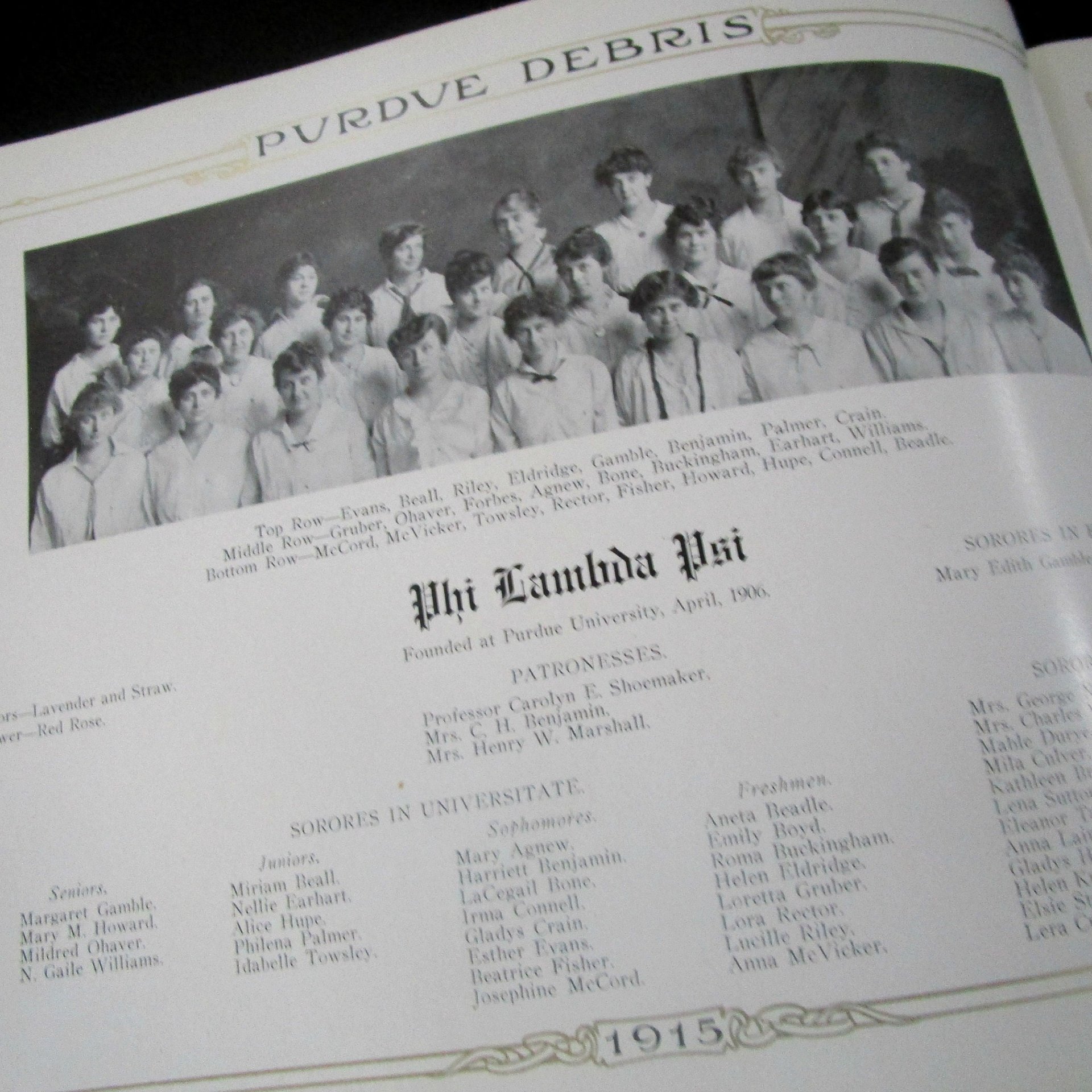 Purdue University Yearbook, Debris 1915, Purdue Boilermakers, Boiler Up, Gift for Purdue Graduate
