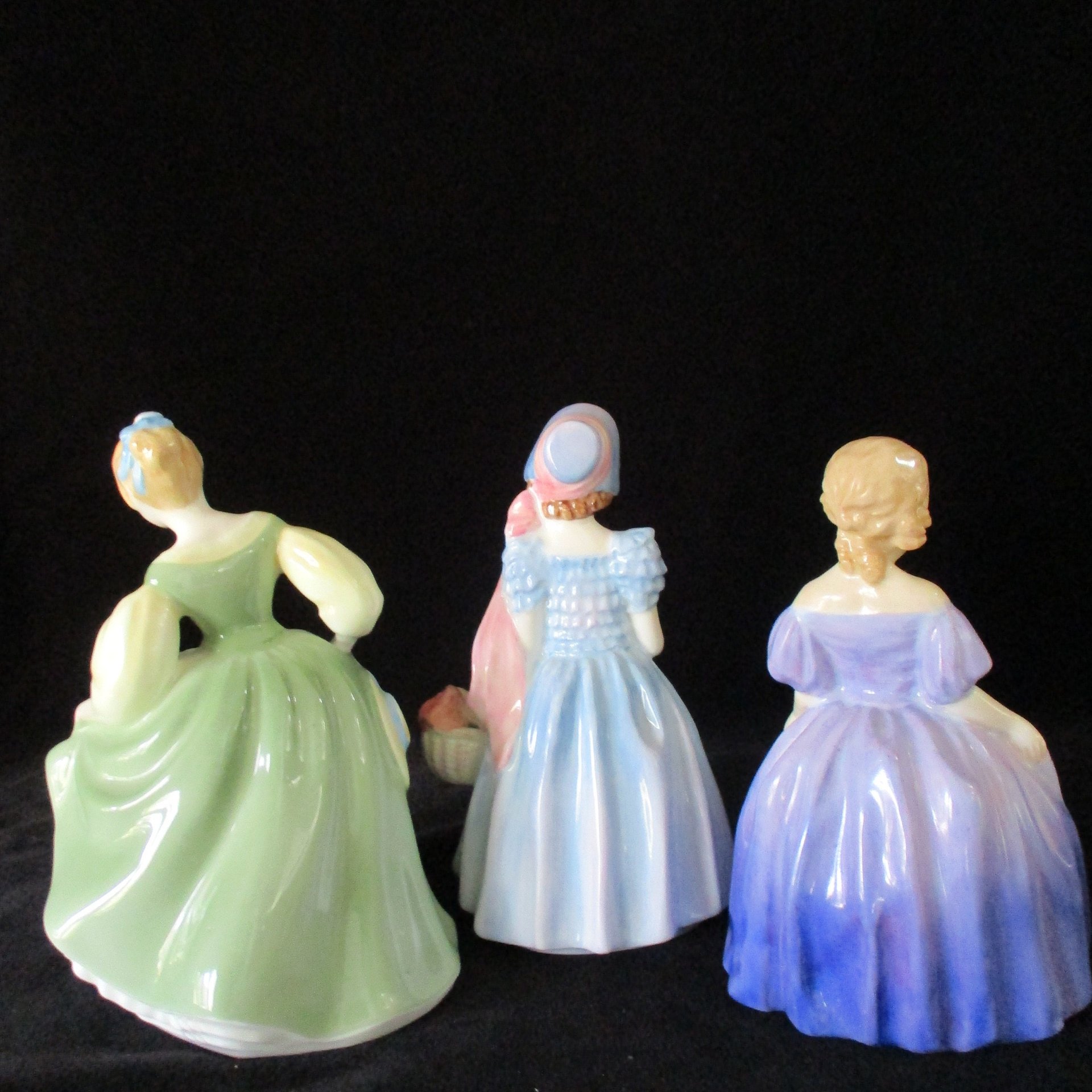 Royal Doulton Figurines, Pretty Women, Fair Maiden, Wendy, Marie, Set of 3, Gift for Royal Doulton Collector