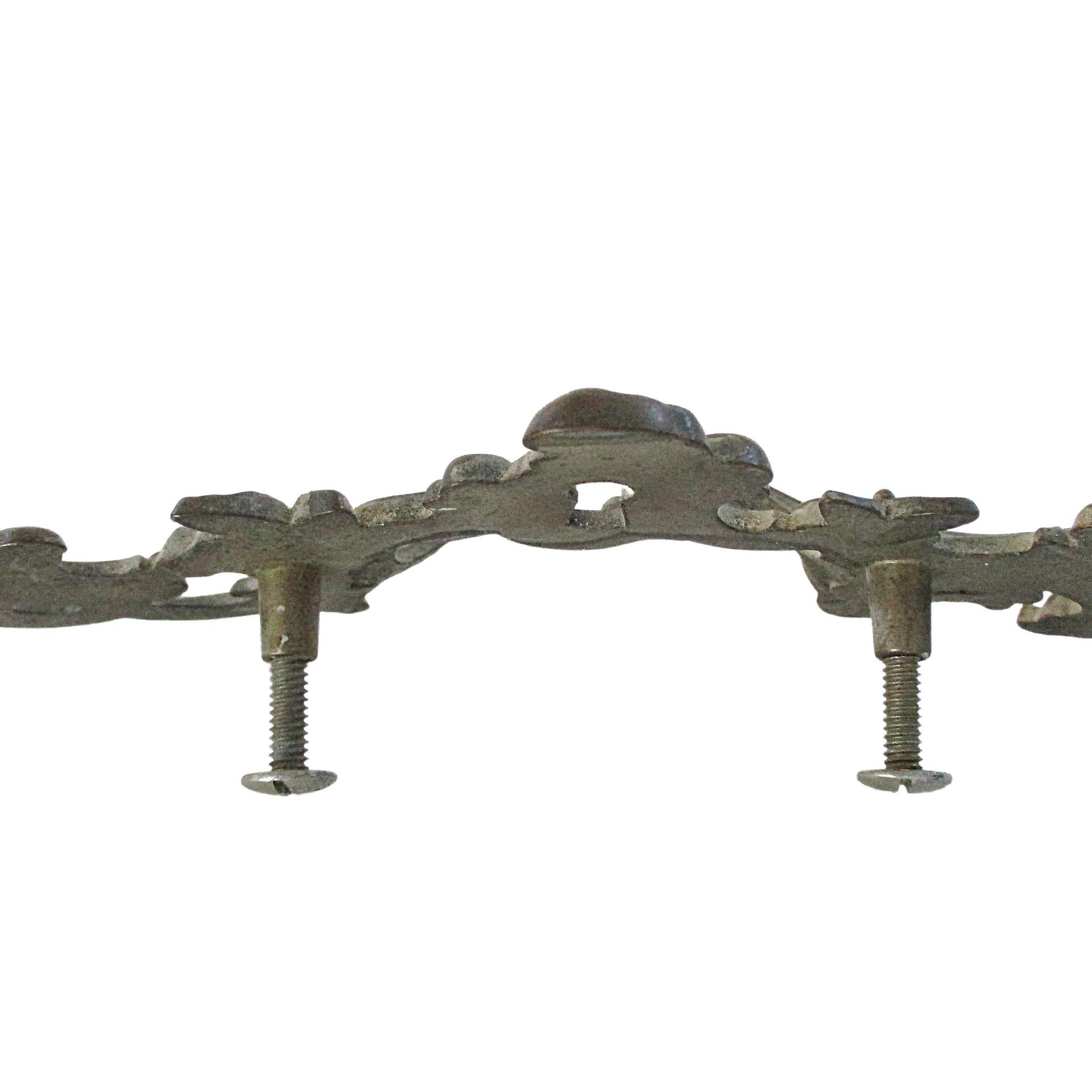 French Provencial Drawer Pulls, Heavy Brass, Ornate Scrolling Design, Back Mount, 2.5 Inch Back Mounting, Hardware Included, Multiples Avail