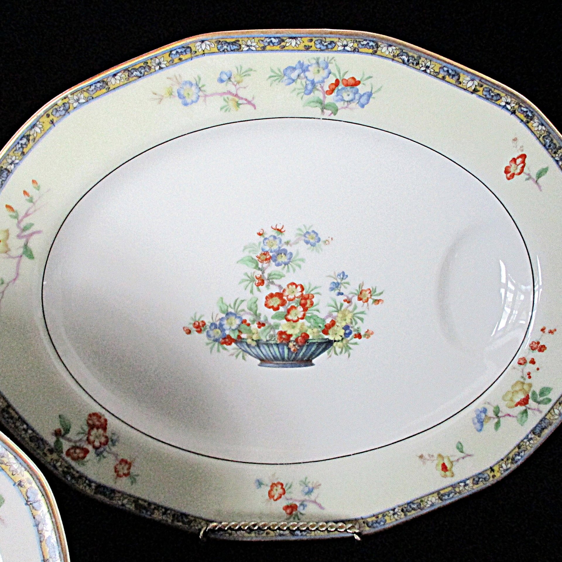 Antique Theodore Haviland Montreux China, Serving Bowl and Platter, Limoges France, Completer Pieces, Wedding Gift, 1920s