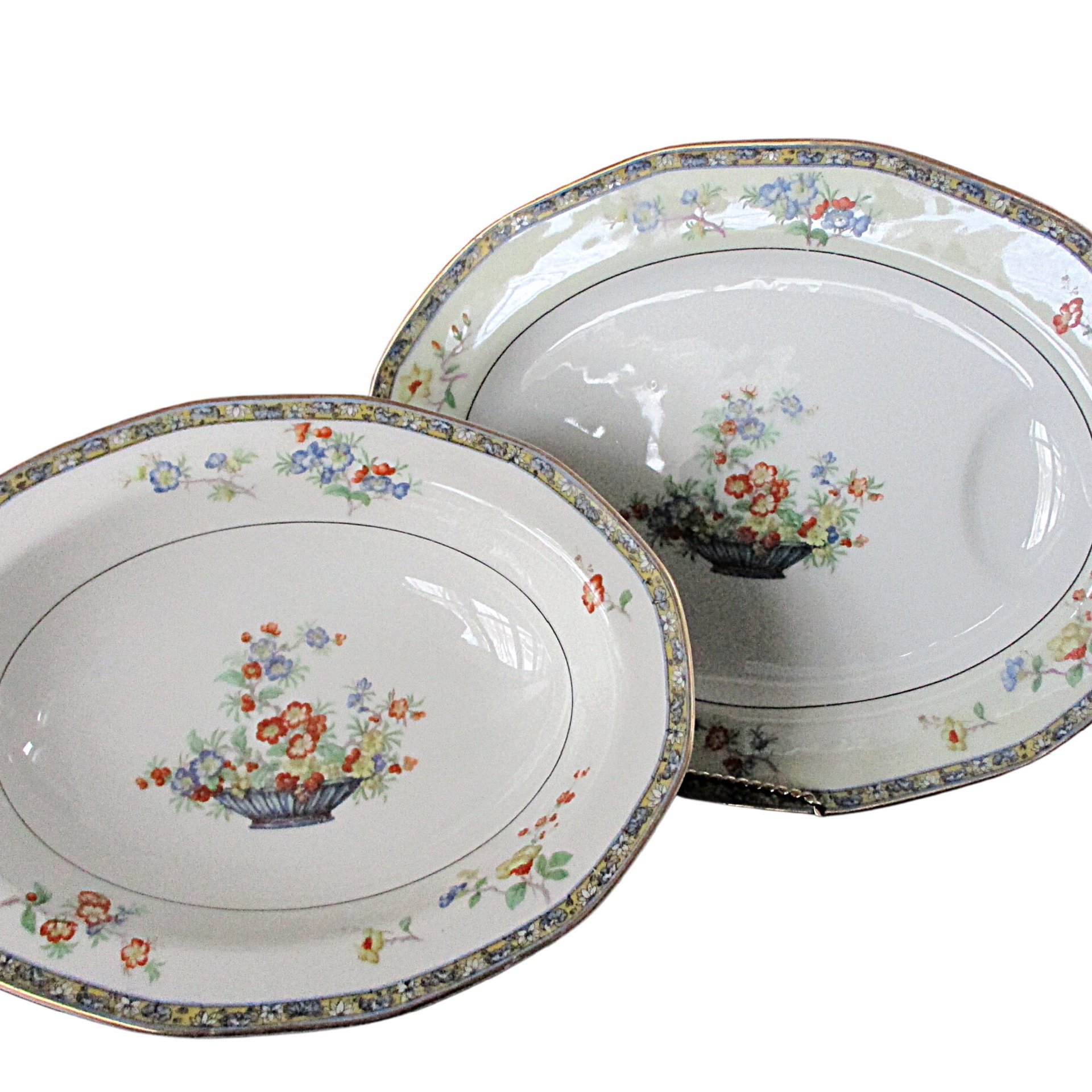 Antique Theodore Haviland Montreux China, Serving Bowl and Platter, Limoges France, Completer Pieces, Wedding Gift, 1920s