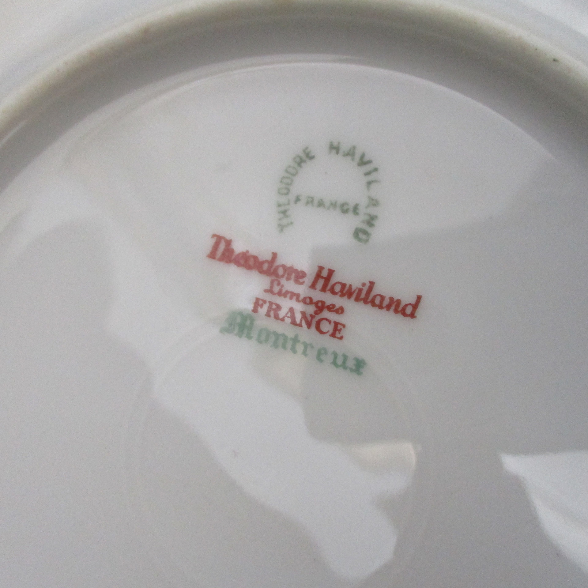 Theodore Haviland Montreux, Salad Plates, Set of 5, Limoges France, Replacement Completer Piece, Baskets, Gold Trim, 1920s
