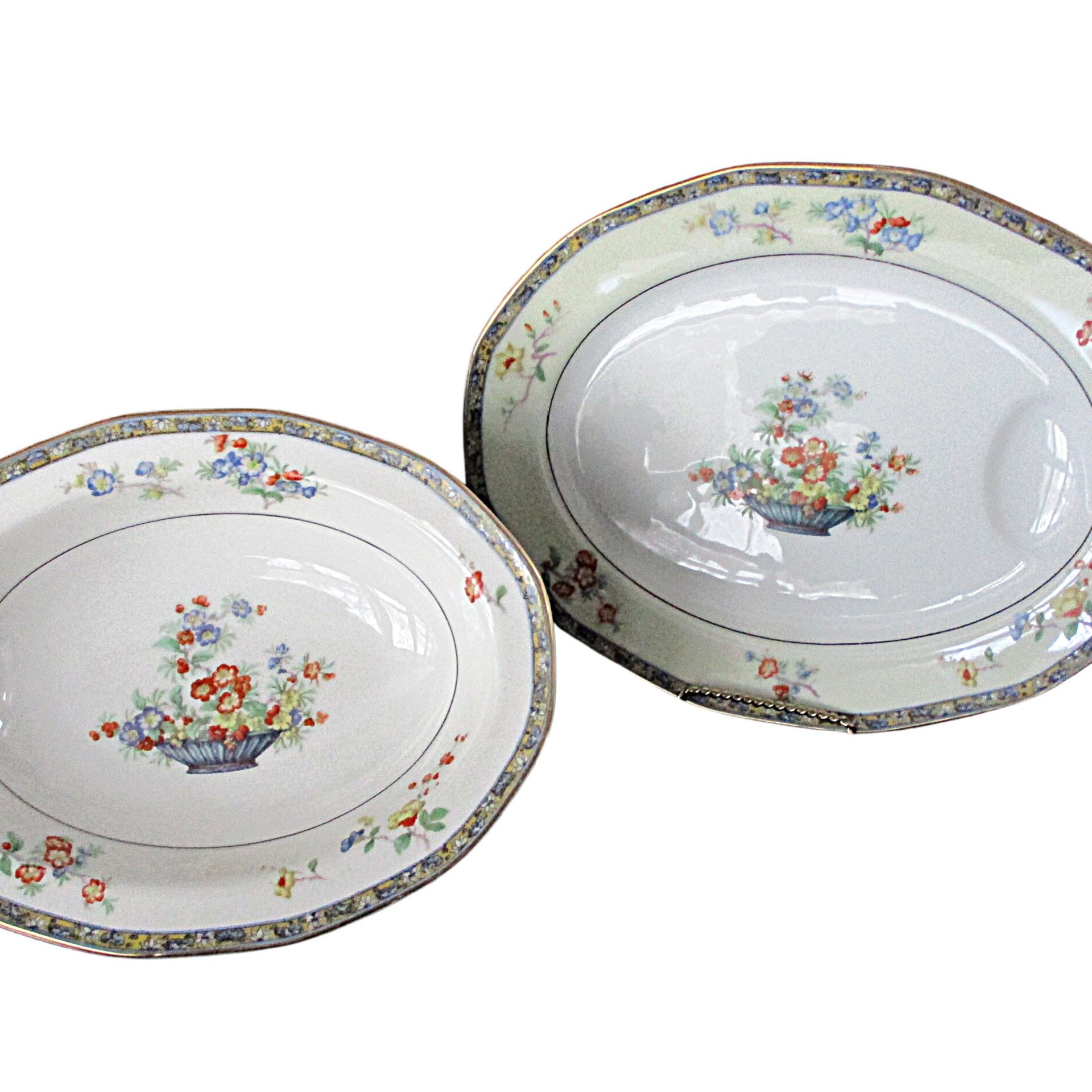 Antique Theodore Haviland Montreux China, Serving Bowl and Platter, Limoges France, Completer Pieces, Wedding Gift, 1920s
