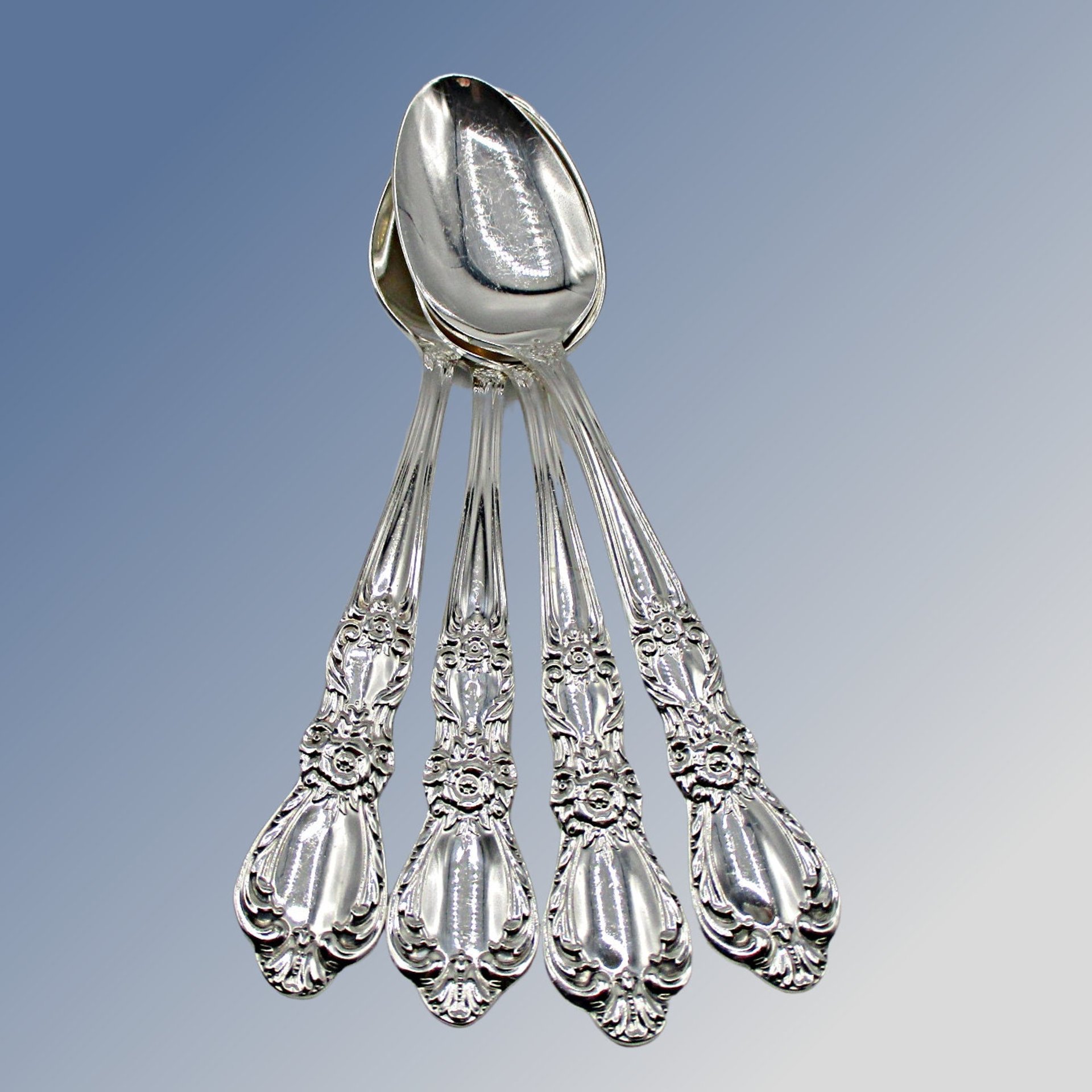 Tablespoons Roger Bro Heritage Silver Plate, Set of 4, Flatware Silverware, Replacement Pieces, 2 Sets Available