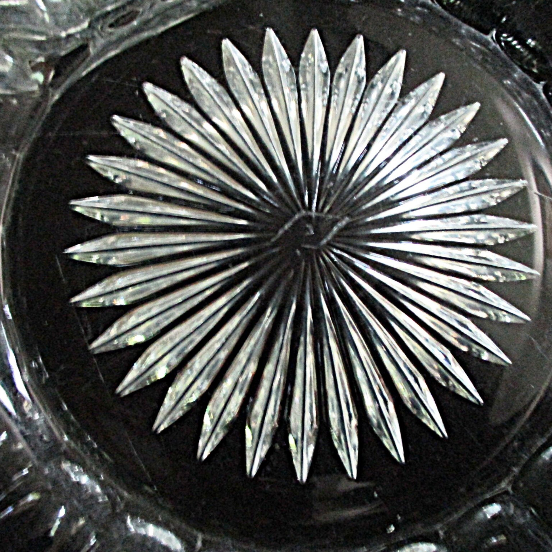 Heisey Glass Plates, Narrow Flute, Set of 6 Salad Plates or Set of 6 Bread Dessert Plates, Luncheon Plates, Dessert Plates, Clear Plates