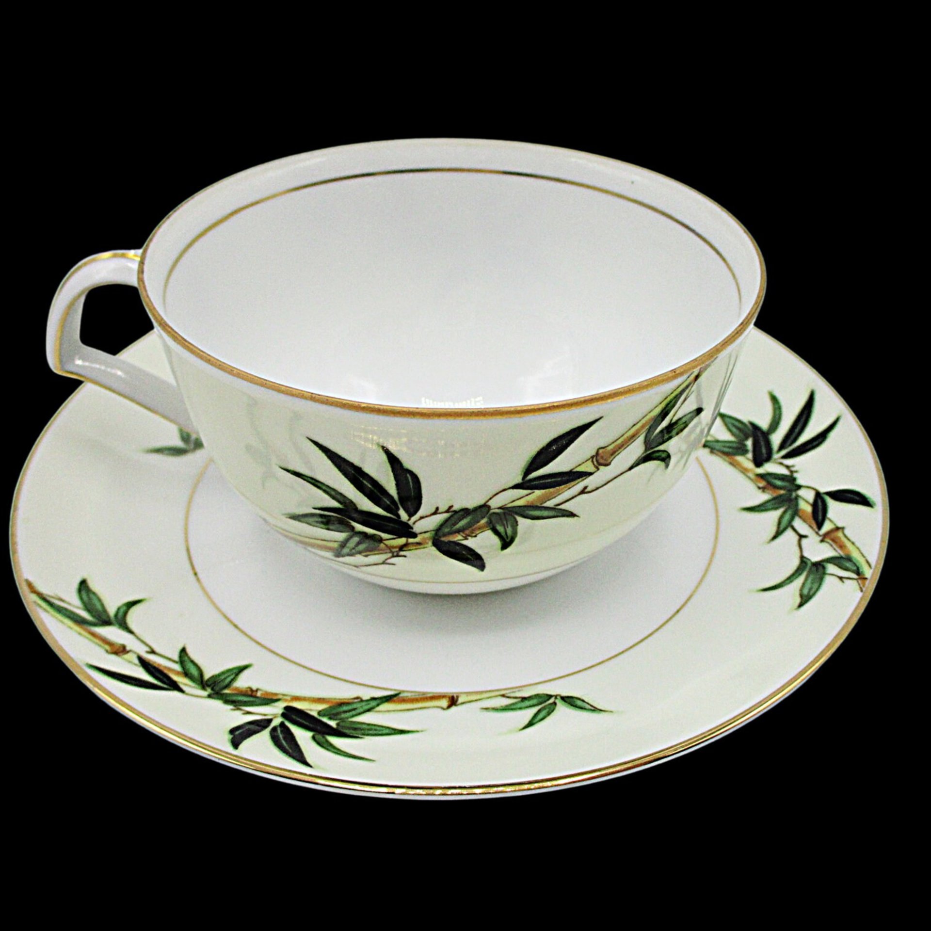 Kent China, Bali Hai, Cup and Saucer Set, Tropical Mid Century Dinnerware, Completer or Replacement Pieces, Excellent Condition, Japan