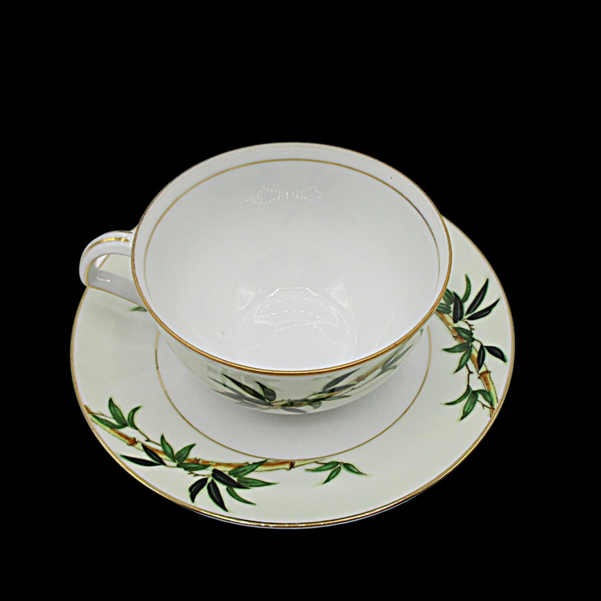 Kent China, Bali Hai, Cup and Saucer Set, Tropical Mid Century Dinnerware, Completer or Replacement Pieces, Excellent Condition, Japan