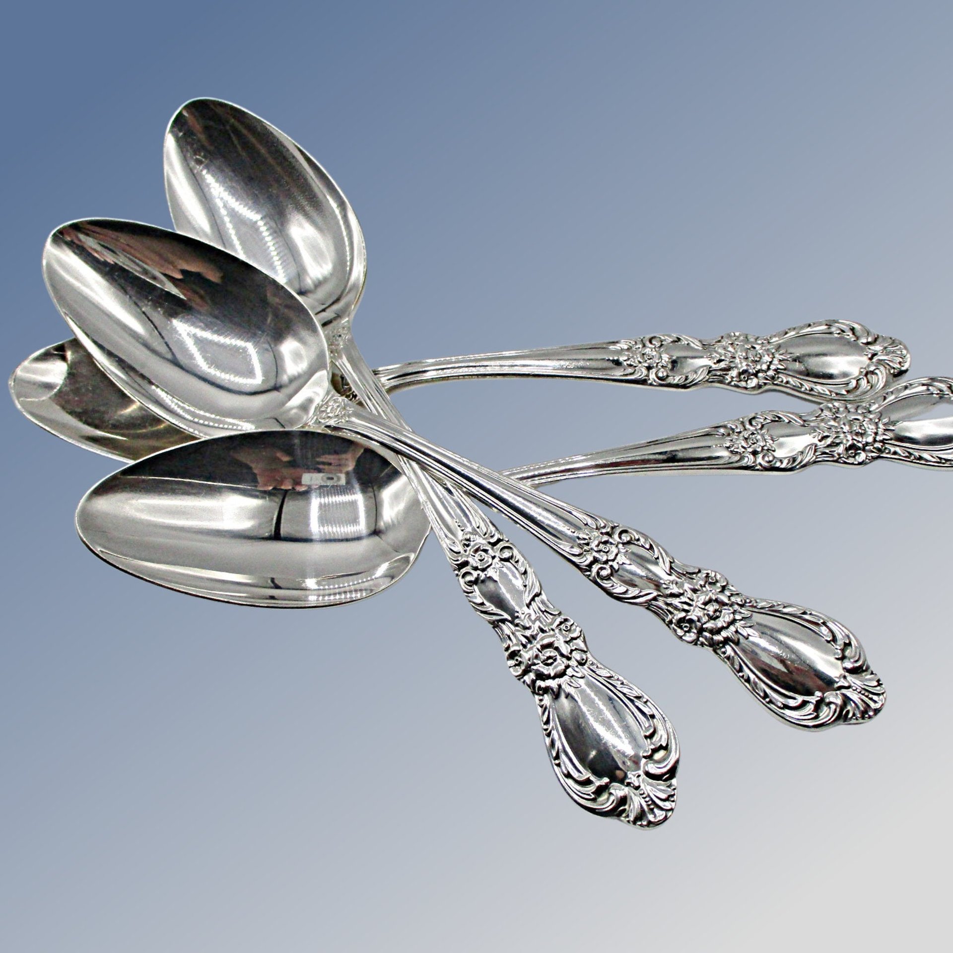 Tablespoons Roger Bro Heritage Silver Plate, Set of 4, Flatware Silverware, Replacement Pieces, 2 Sets Available
