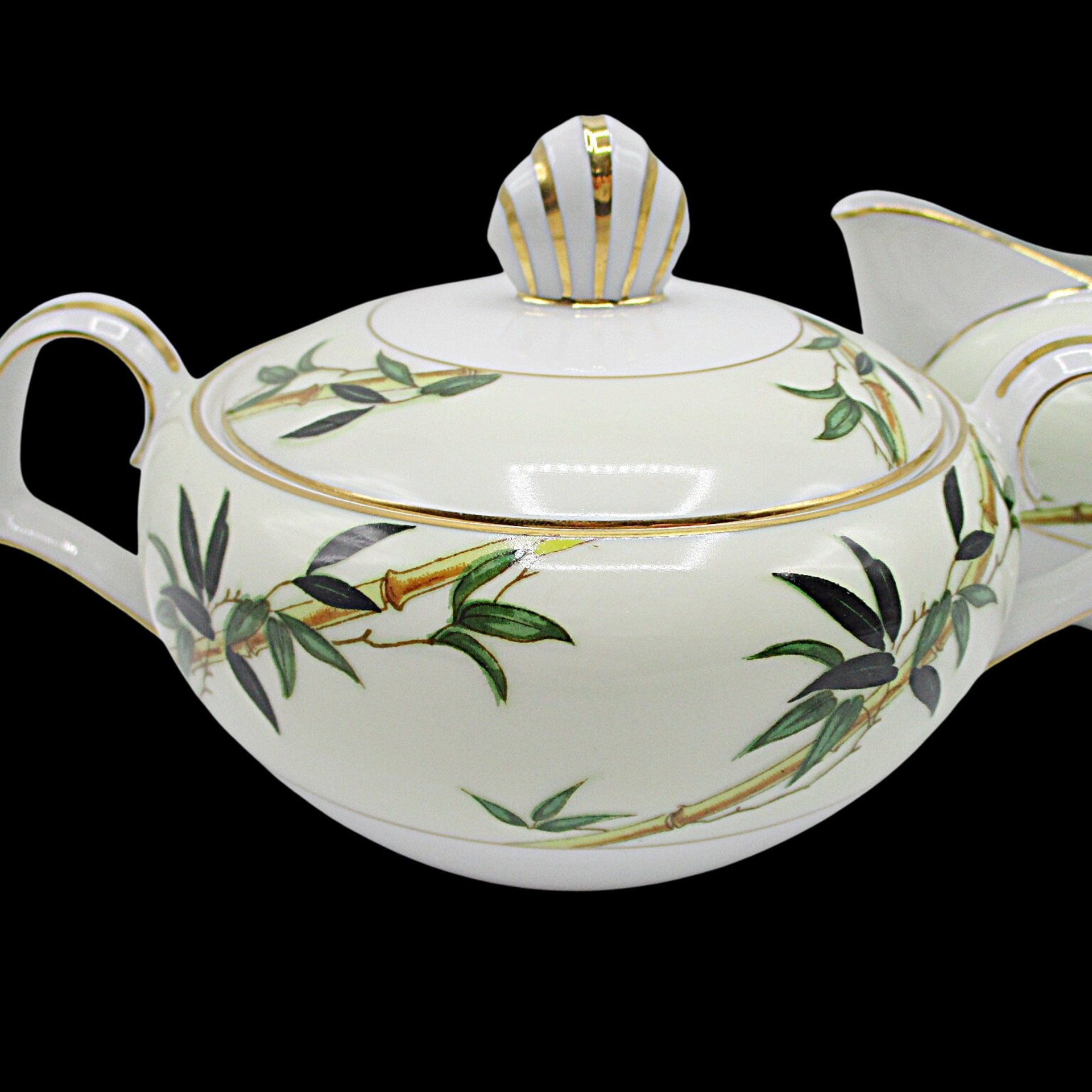 Kent China, Bali Hai, Creamer and Sugar Bowl, Tropical Mid Century Dinnerware, Completer or Replacement Pieces, Excellent Condition, Japan