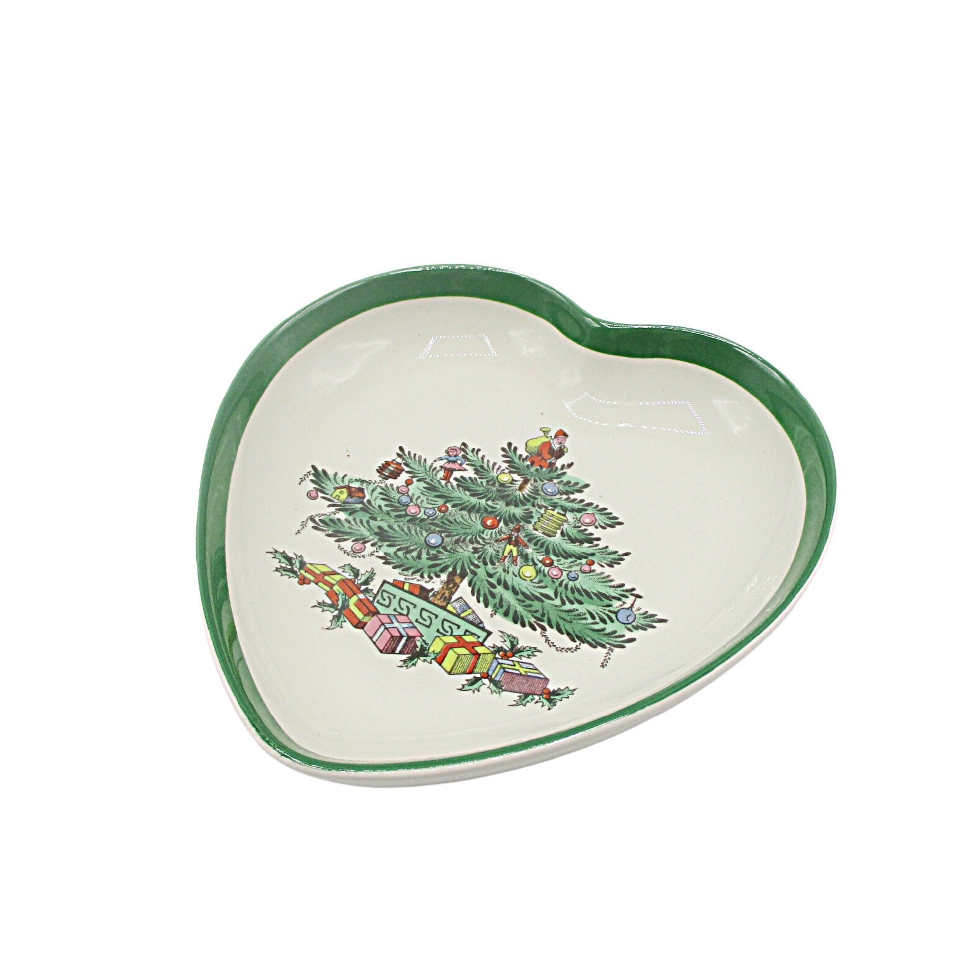 Spode Christmas Tree Trinket or Jewelry Ring Dish, Gift for Teacher, Hostess Gift, Great Condition