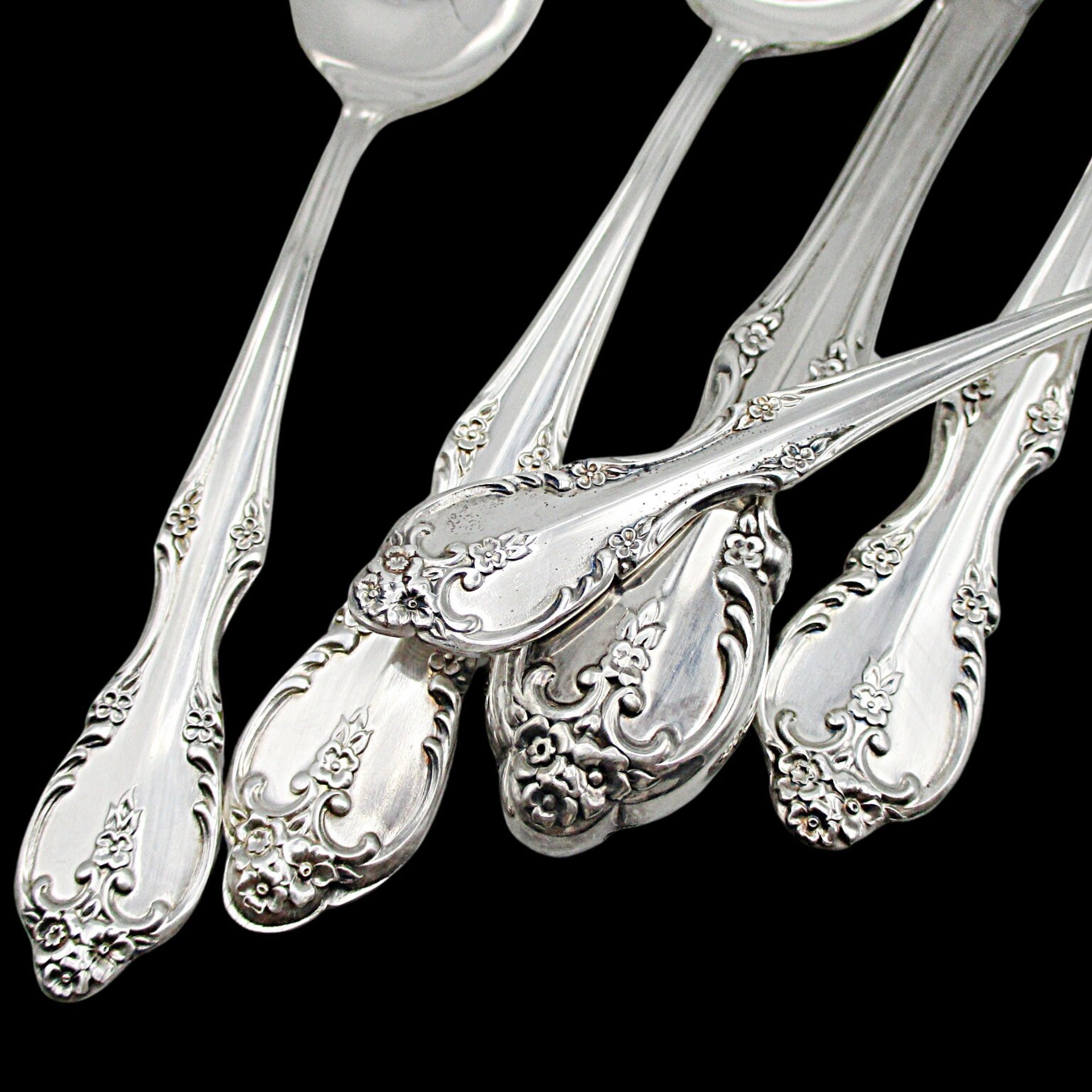 Rogers Southern Splendor, Flatware, Silver Plate Silverware, 5pc Place Setting, Multiples Available, Replacement Pieces