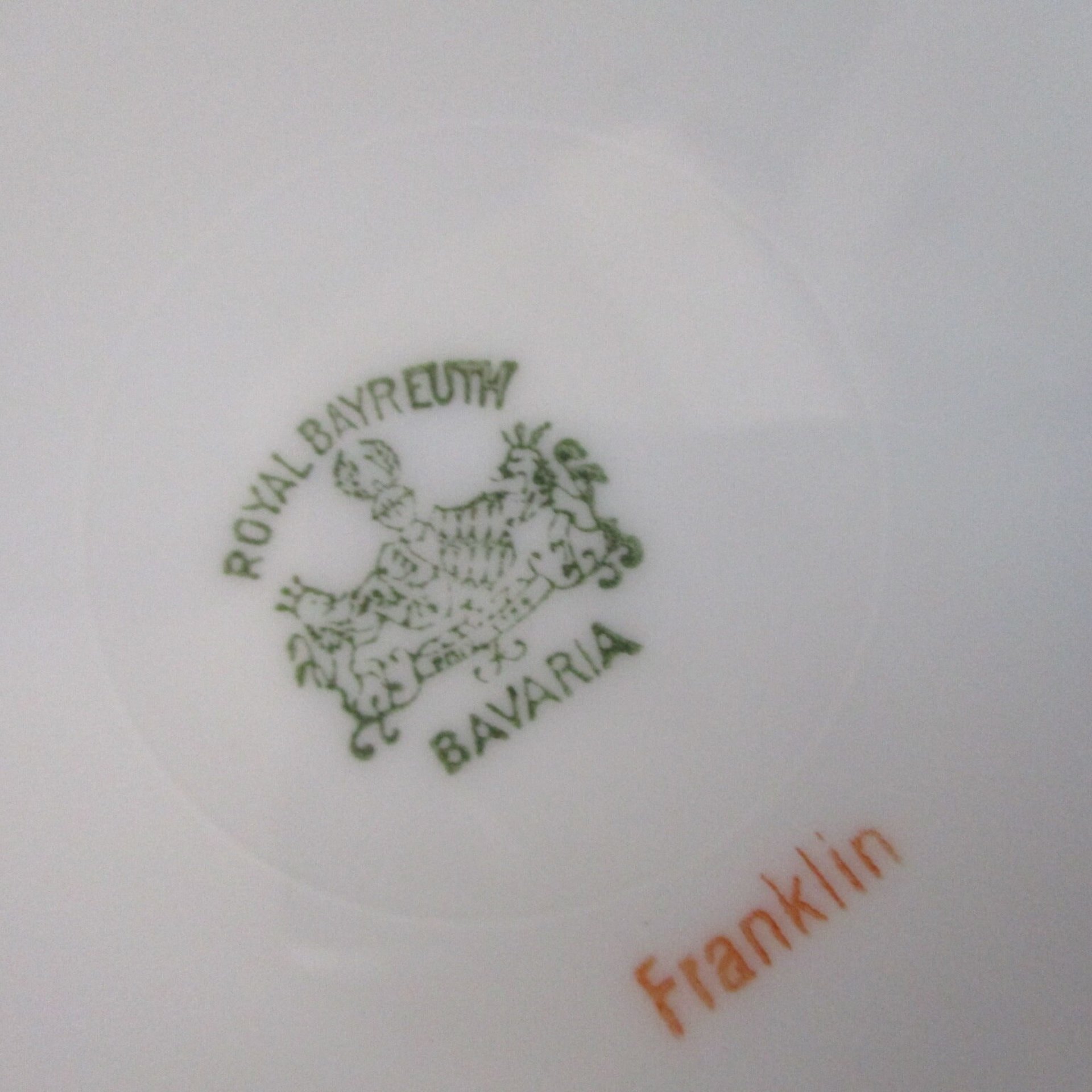 Royal Bayreuth Franklin, Dinner Plates and Salad Plates, Multiple Sets of 4, Replacement Plates, Made in Bavaria Germany