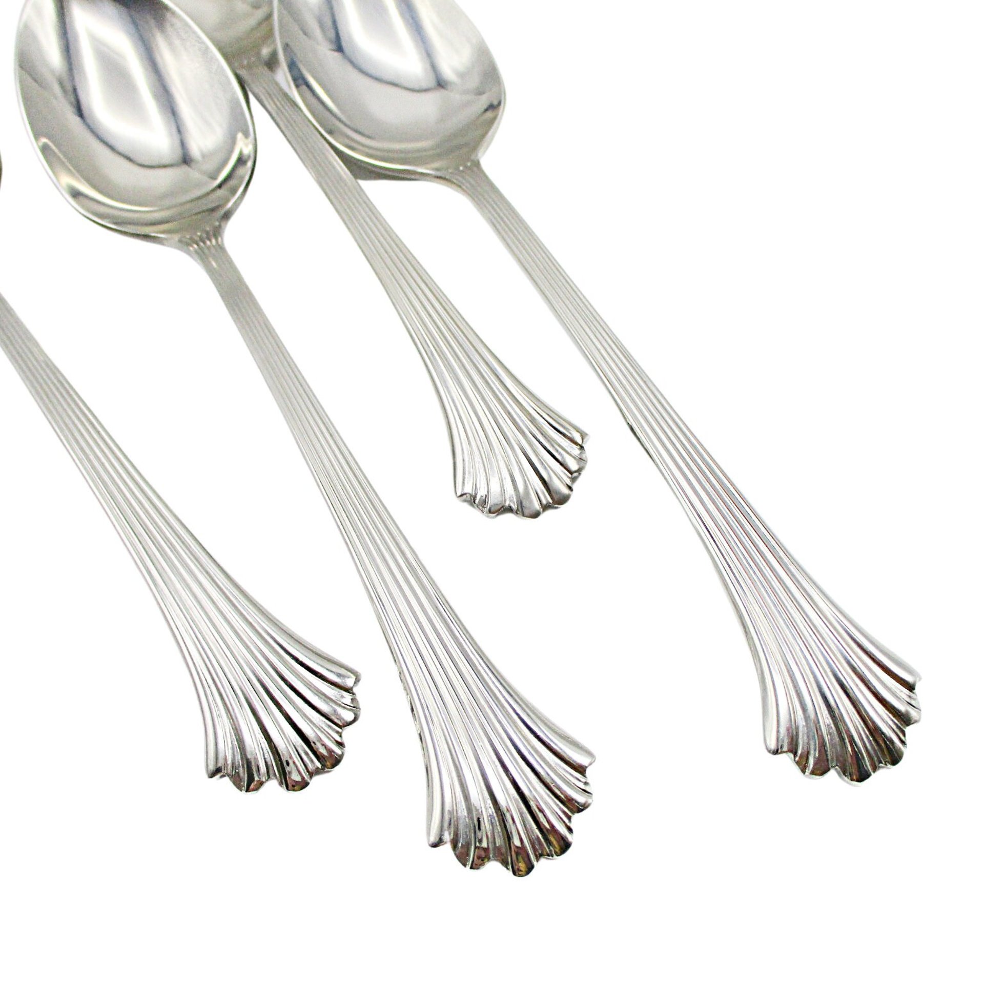 International Silver Tiara Stainless 18/8, Set of 4, Tablespoons, Replacement Silverware Flatware, Excellent Condition, Multiples Avail