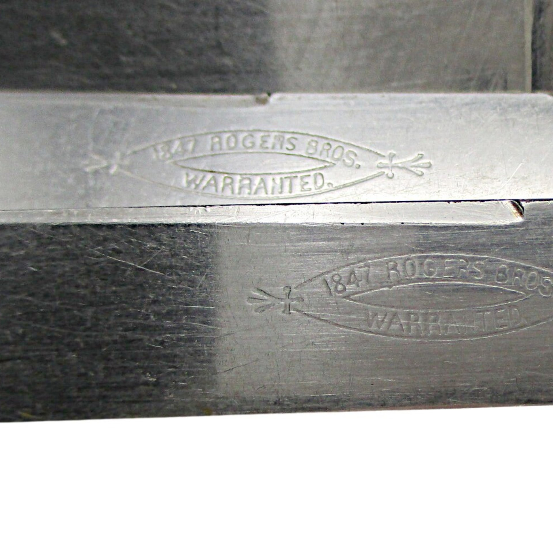 Rogers Silver Plate Arabesque Fruit Knives, Set of 6, Ornate Handles, Antique, Late 1800s